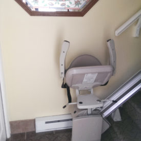 HME | Straight Stair Lift Installation